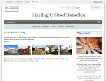 Tablet Screenshot of harlingunitedbenefice.org.uk